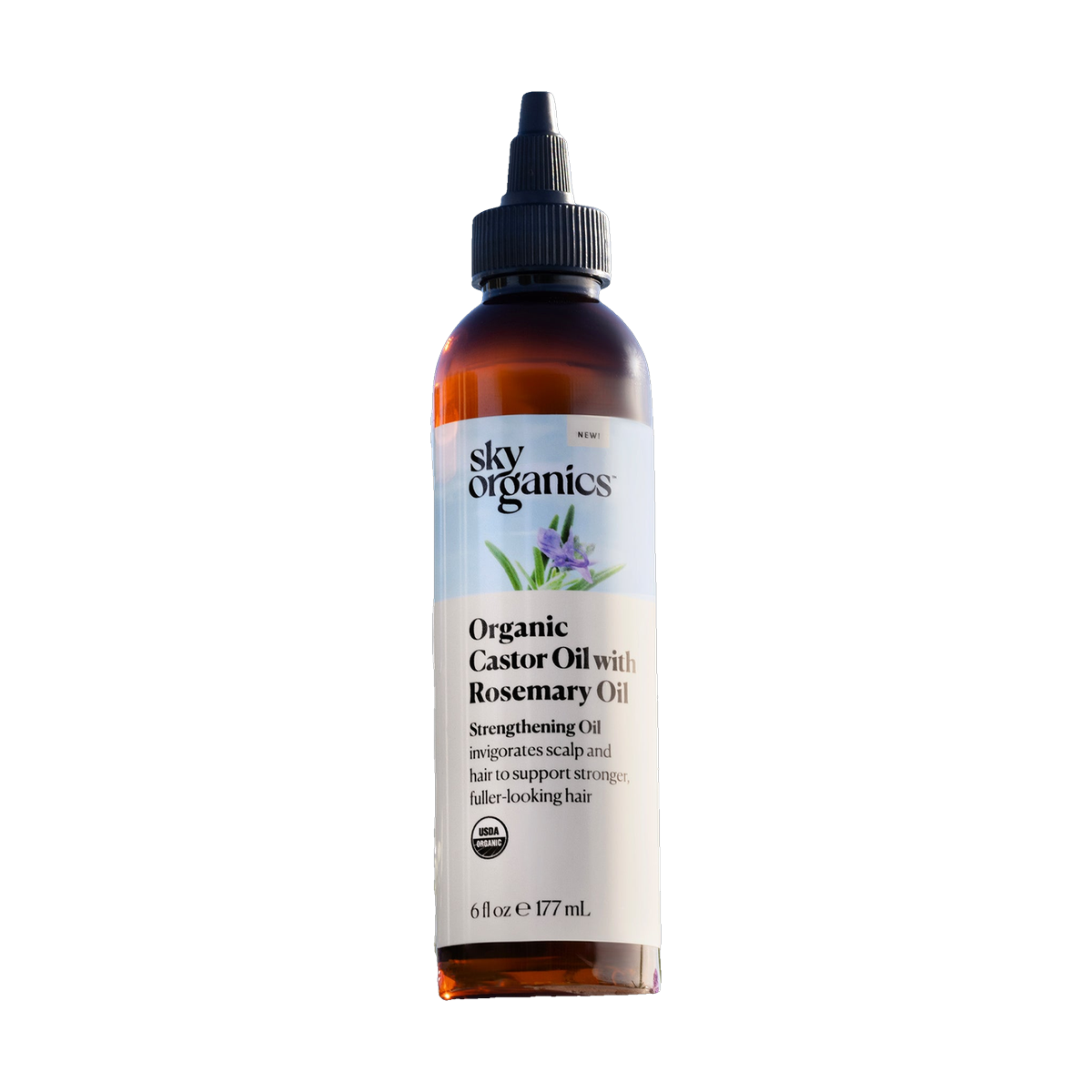 Sky Organics Organic Castor Oil with Rosemary Oil